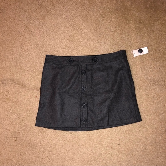 NWT GAP GREY WOOL SKIRT SIZE 12 - Picture 3 of 6